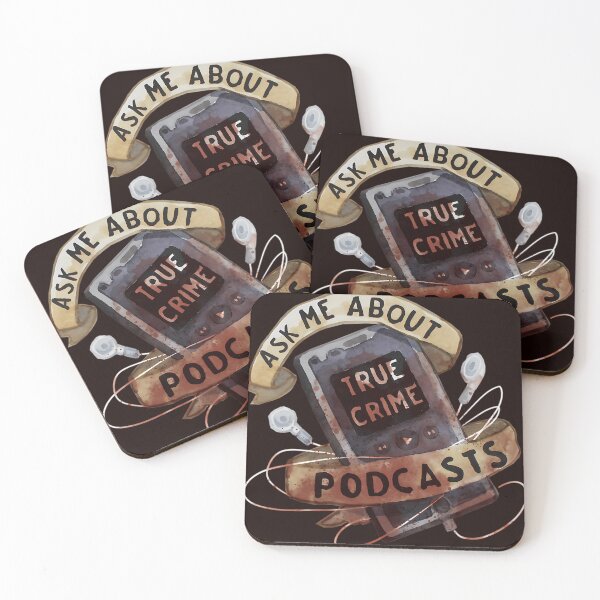Item preview, True Crimes Podcasts designed and sold by NegativeCar.