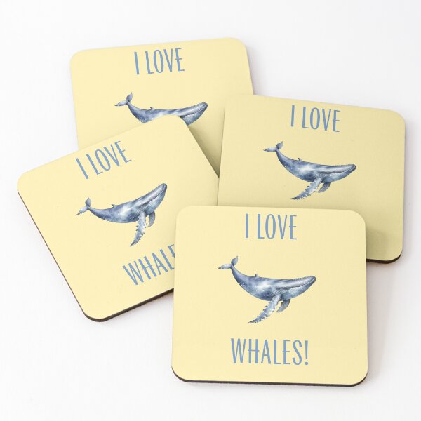 Item preview, I LOVE WHALES designed and sold by hurmerinta.