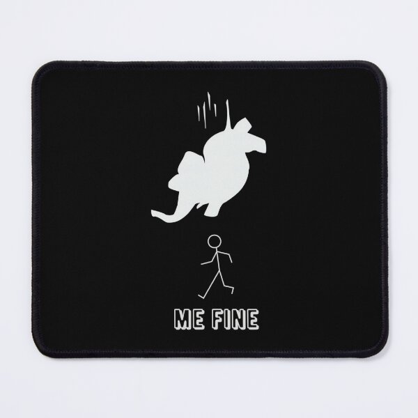 Item preview, Me Fine Dark Humor Sarcastic Quote Personal Status Update designed and sold by DorisSPipkin.