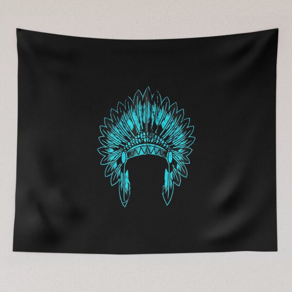 Item preview, Indian chief costume, western carnival feather headpiece Zip designed and sold by DorisSPipkin.