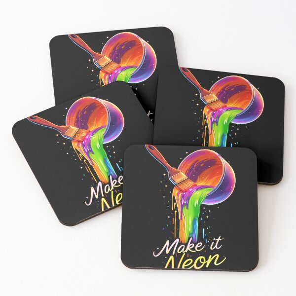 Item preview, Life Is Short Make It Neon Paint Artist Colorful Graphic Design designed and sold by justinhmorton.