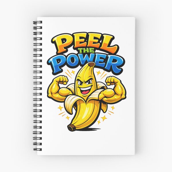 Item preview, Peel the Power Strong Banana – Funny Fitness Fruit Cartoon Motivational Design designed and sold by Bright Nest Studio.