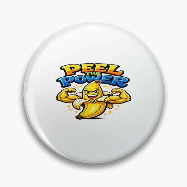 Item preview, Peel the Power Strong Banana – Funny Fitness Fruit Cartoon Motivational Design designed and sold by Bright Nest Studio.