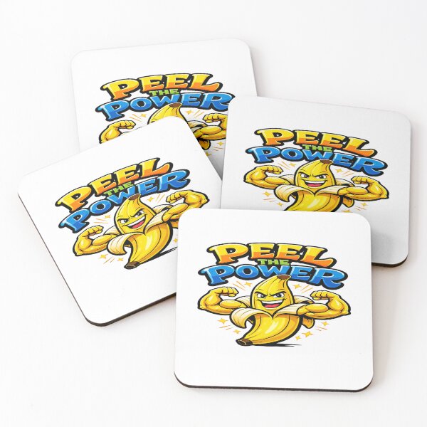 Item preview, Peel the Power Strong Banana – Funny Fitness Fruit Cartoon Motivational Design designed and sold by Bright Nest Studio.