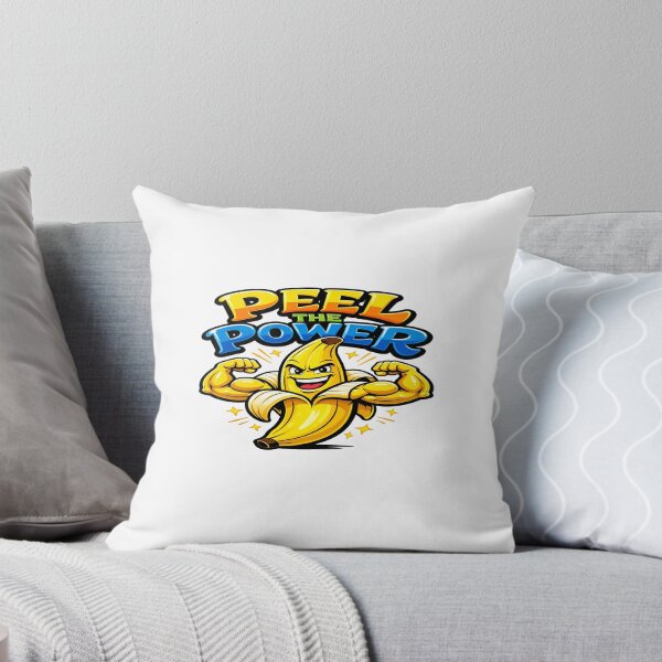 Item preview, Peel the Power Strong Banana – Funny Fitness Fruit Cartoon Motivational Design designed and sold by Bright Nest Studio.