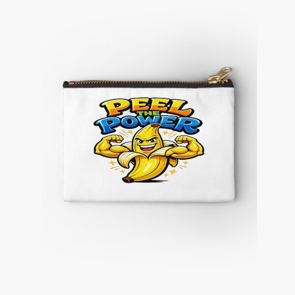 Item preview, Peel the Power Strong Banana – Funny Fitness Fruit Cartoon Motivational Design designed and sold by Bright Nest Studio.