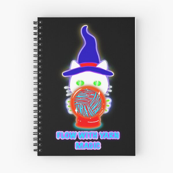 Item preview, Neon Yarn Cat Witch – Flow With Yarn Magic Crochet Aesthetic Gift designed and sold by ArtyWares.
