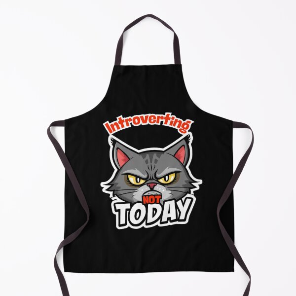 Item preview, Introvert cute cat ver 4 |animal humour Cat animals meme-Funny Pet Lover Meme – Cute Cat & Dog Sticker | Kitty Kitten Animal Humor | Cat Lover Gift designed and sold by mndesignworx.