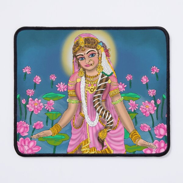 Item preview, Radha Divine Design – Spiritual Hindu Goddess Art Illustration designed and sold by Harshit_Digital_Arts.