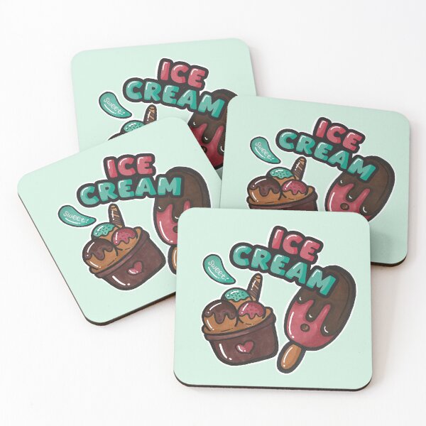 Item preview, Hand-Drawn Chocolate Popsicle with a Sweet Dessert Cup designed and sold by lazypencil.art.