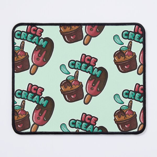 Item preview, Hand-Drawn Chocolate Popsicle with a Sweet Dessert Cup designed and sold by lazypencil.art.