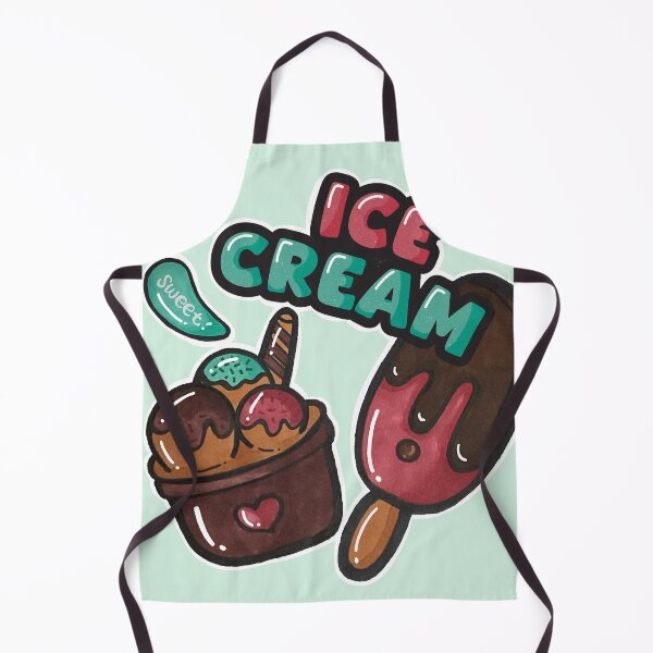 Item preview, Hand-Drawn Chocolate Popsicle with a Sweet Dessert Cup designed and sold by lazypencil.art.