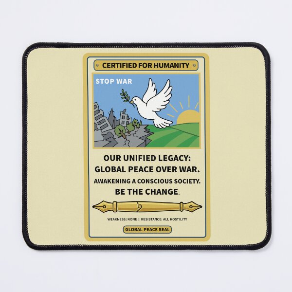 Item preview, Stop War, peace,  CERTIFIED FOR HUMANITY designed and sold by smileempire.