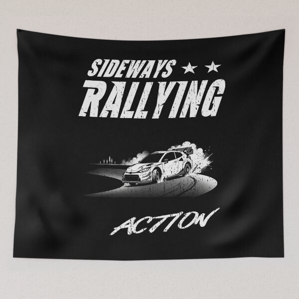 Item preview, Sideways Rallying Action Rally Car Racing Rally Driver and Co-Driver Drift Motorsport Rallying Fans designed and sold by Jt41.
