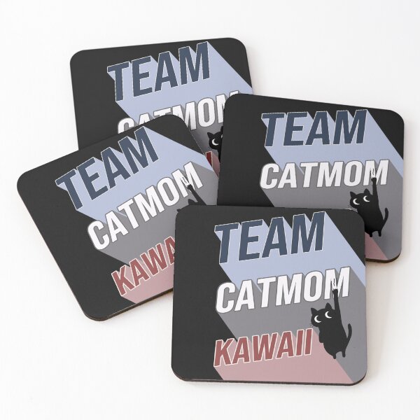 Item preview, Team Cat Mom Kawaii Black Cat Aesthetic Funny designed and sold by area248.