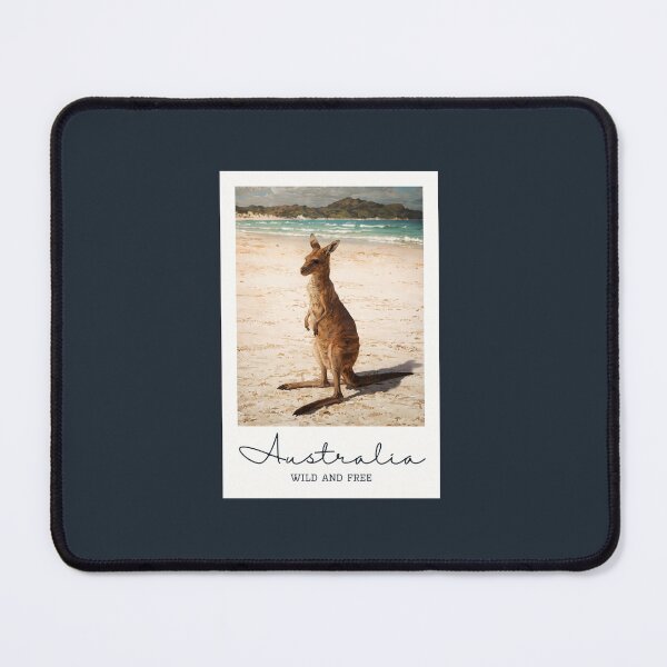 Item preview, Australia Kangaroo Beach - Vintage Souvenir designed and sold by twentytwo ART souvenir designs.