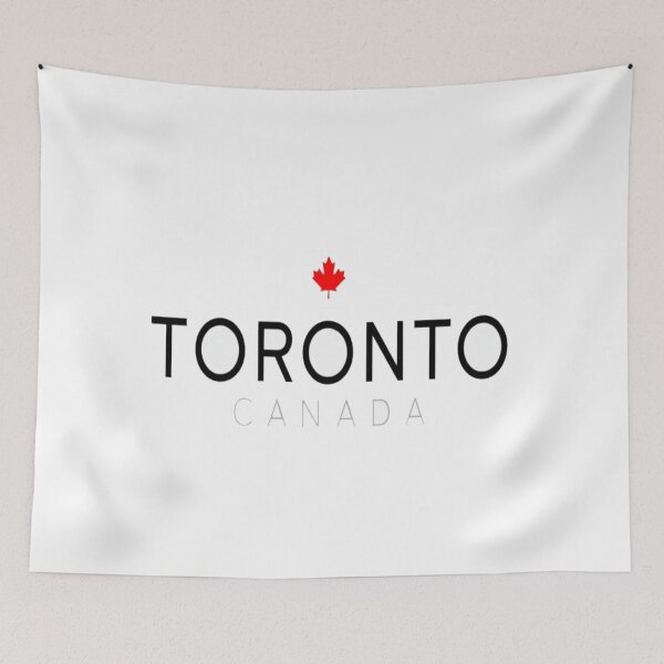 Item preview, Toronto Canada Typography – Bold Maple Leaf Travel Souvenir Design for City Lovers designed and sold by Bright Nest Studio.