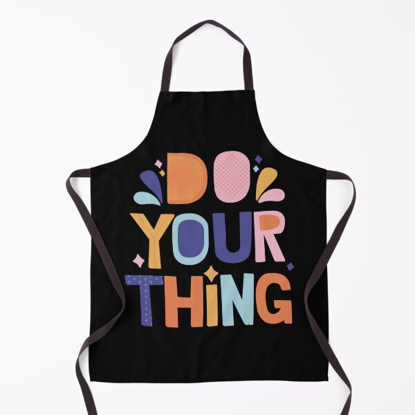 Item preview, Do Your Thing Colorful Retro Typography Design Positive Vibes Quote T-Shirt designed and sold by Negisandeep studio.