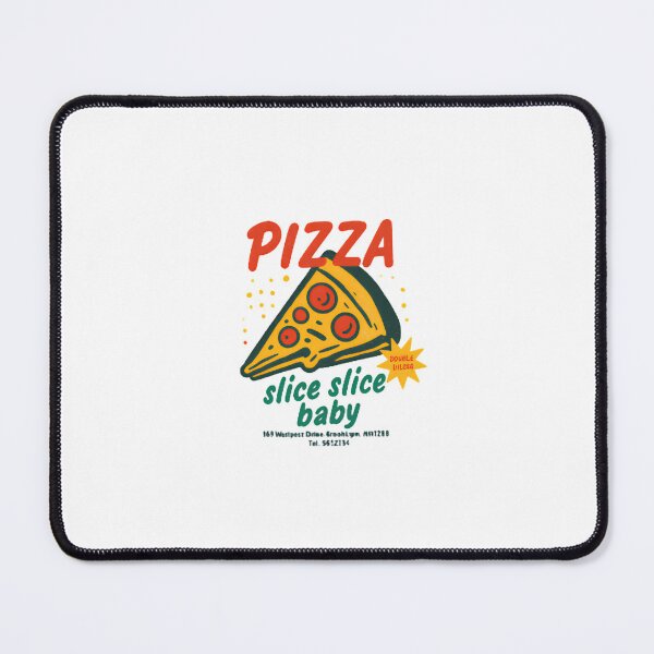 Item preview, Retro Pizza Slice Art — Slice Slice Baby | Funny Foodie Typography Illustration designed and sold by Colorful-Garden.