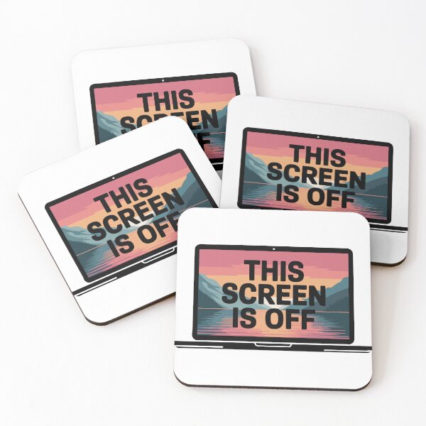Item preview, This Screen is Off Nature Sunset Digital Detox designed and sold by PixelWaveBD.
