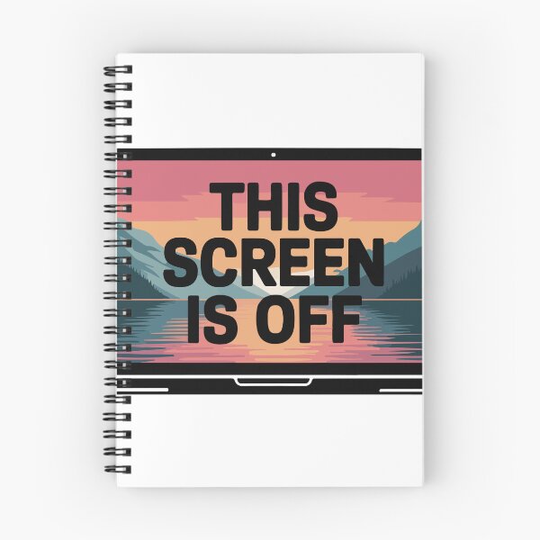 Item preview, This Screen is Off Nature Sunset Digital Detox designed and sold by PixelWaveBD.