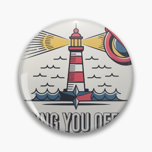 Item preview, Guiding You Offline Lighthouse Digital Detox designed and sold by PixelWaveBD.
