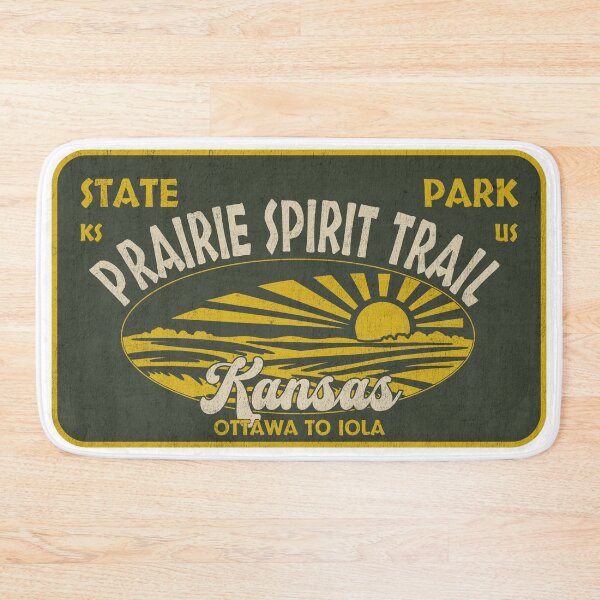 Item preview, Prairie Spirit Trail State Park, Ottawa to Iola, Kansas, badge design designed and sold by Wanderful-roads.