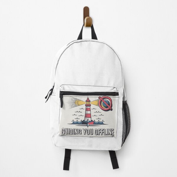 Item preview, Guiding You Offline Lighthouse Digital Detox designed and sold by PixelWaveBD.