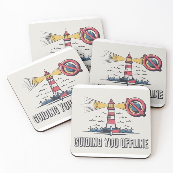 Item preview, Guiding You Offline Lighthouse Digital Detox designed and sold by PixelWaveBD.