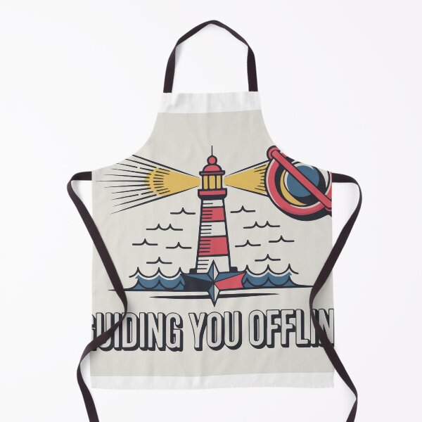 Item preview, Guiding You Offline Lighthouse Digital Detox designed and sold by PixelWaveBD.