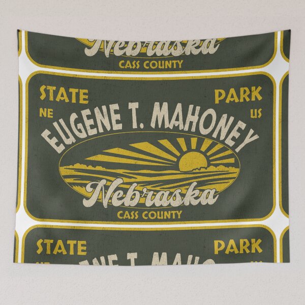 Item preview, Eugene T. Mahoney State Park, Cass County, Nebraska, badge design designed and sold by Wanderful-roads.