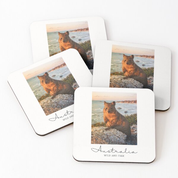 Item preview, Rottnest Quokka Australia - Vintage Souvenir designed and sold by twentytwo ART souvenir designs.
