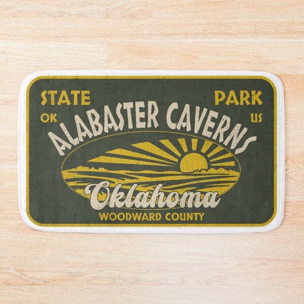Item preview, Alabaster Caverns State Park, Woodward County, Oklahoma, badge design designed and sold by Wanderful-roads.