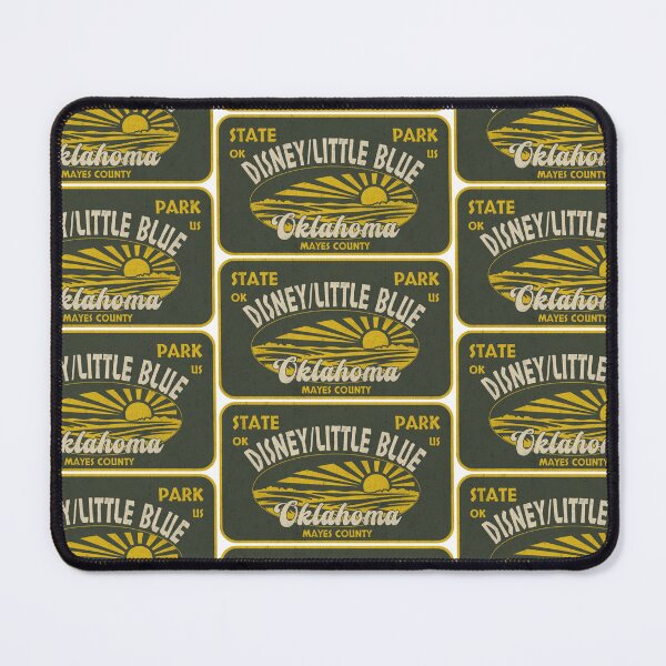 Item preview, Disney/Little Blue State Park, Mayes County, Oklahoma, badge design designed and sold by Wanderful-roads.