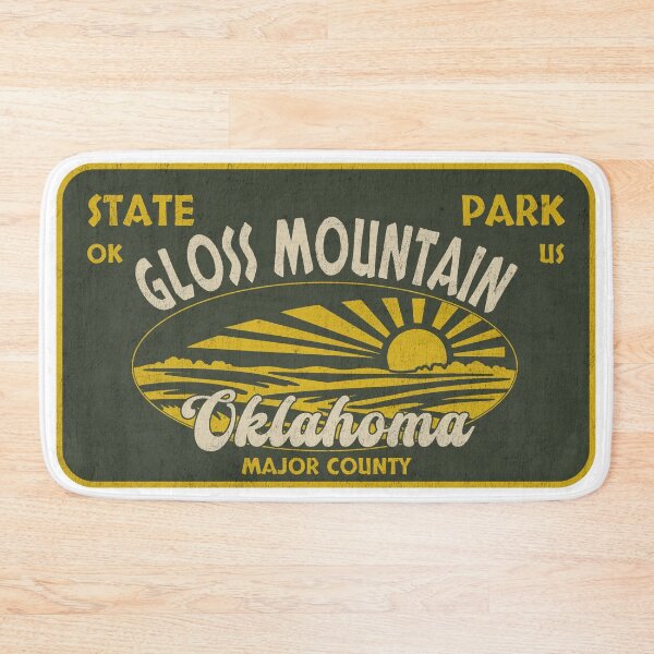 Item preview, Gloss Mountain State Park, Major County, Oklahoma, badge design designed and sold by Wanderful-roads.