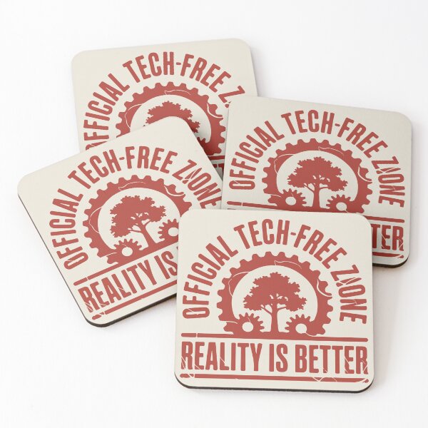 Item preview, Official Tech-Free Zone Reality is Better Nature Growth designed and sold by PixelWaveBD.
