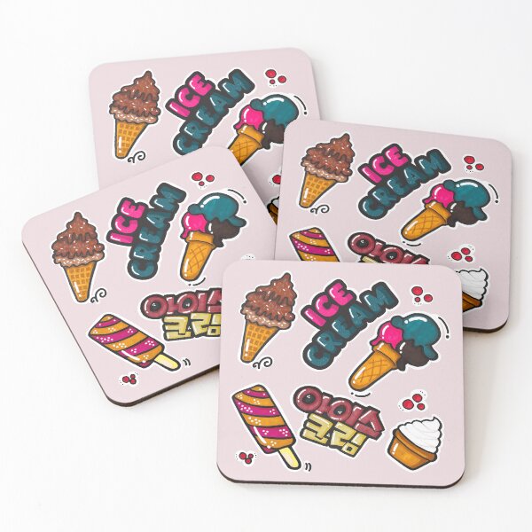 Item preview, Hand-Drawn Mixed Ice Cream Treats and Popsicles designed and sold by lazypencil.art.