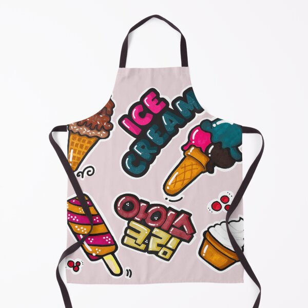 Item preview, Hand-Drawn Mixed Ice Cream Treats and Popsicles designed and sold by lazypencil.art.
