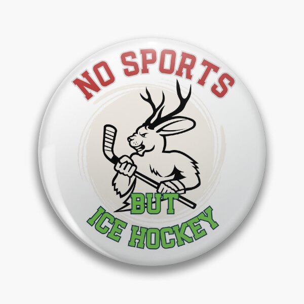 Item preview, Funny Ice Hockey Jackalope No Sport But This One designed and sold by area248.