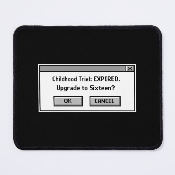 Item preview, Childhood Trial Expired Upgrade To Sixteen Retro PC designed and sold by SplashTastic.