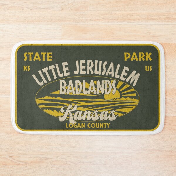 Item preview, Little Jerusalem Badlands State Park, Logan County, Kansas, badge design designed and sold by Wanderful-roads.