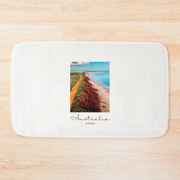 Item preview, Remote Australia Coastal Red Dirt - Vintage Souvenir designed and sold by twentytwo ART souvenir designs.