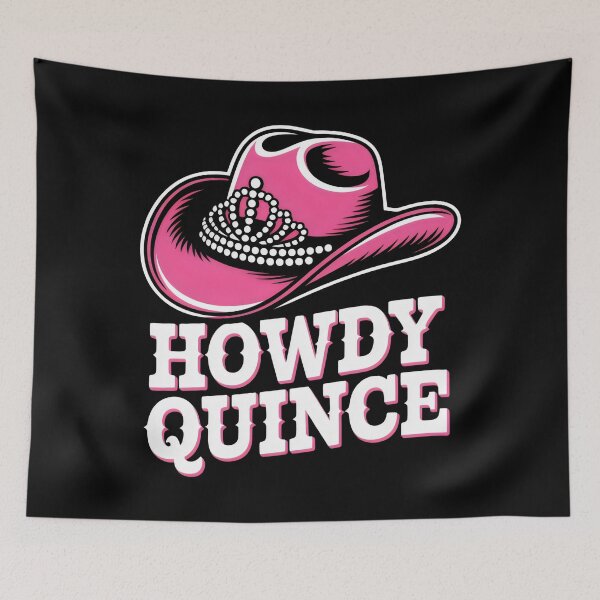 Item preview, Howdy Quince Pink Cowgirl Tiara Birthday designed and sold by SplashTastic.