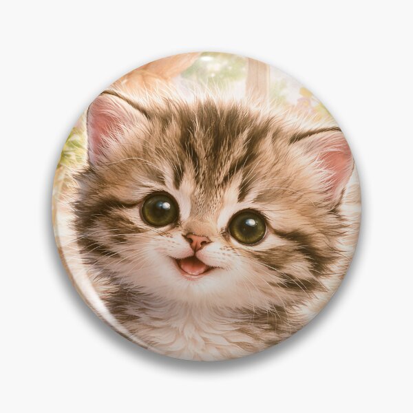 Item preview, Cozy Cat Coffee & Cupcake Time - Adorable Kitten Art designed and sold by Art-Inspir-AI.