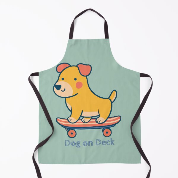 Item preview, Dog on Deck – Cute Skateboarding Dog Illustration designed and sold by BobaBunny76.