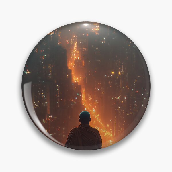 Item preview, Monk in a city designed and sold by InnerByJonas.