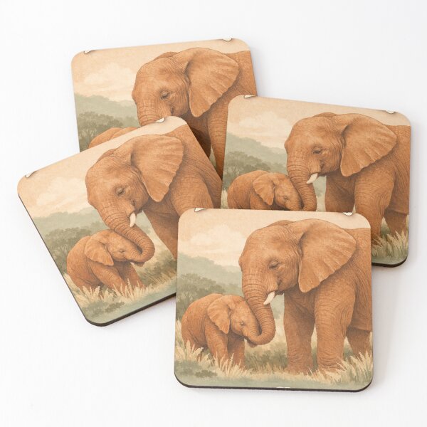 Item preview, Elephant Protection Wildlife Art Minimalist Nature Symbol designed and sold by SavannaStrikes.