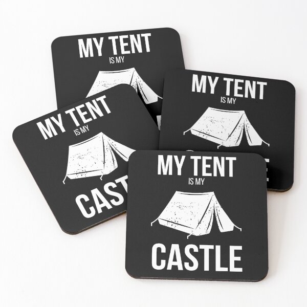 Item preview, Camping Tent My Tent Is My Castle  designed and sold by OldSkullDesigns.
