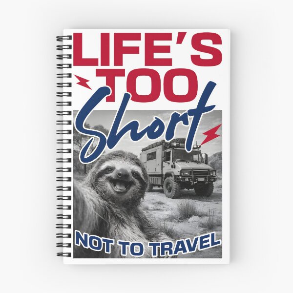 Item preview, LIFE'S TOO SHORT NOT TO TRAVEL designed and sold by MogDog - Ausrally.