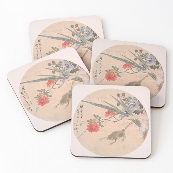 Item preview, flower and toad  designed and sold by Paper & Pine .